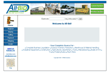 Tablet Screenshot of all-bid.com